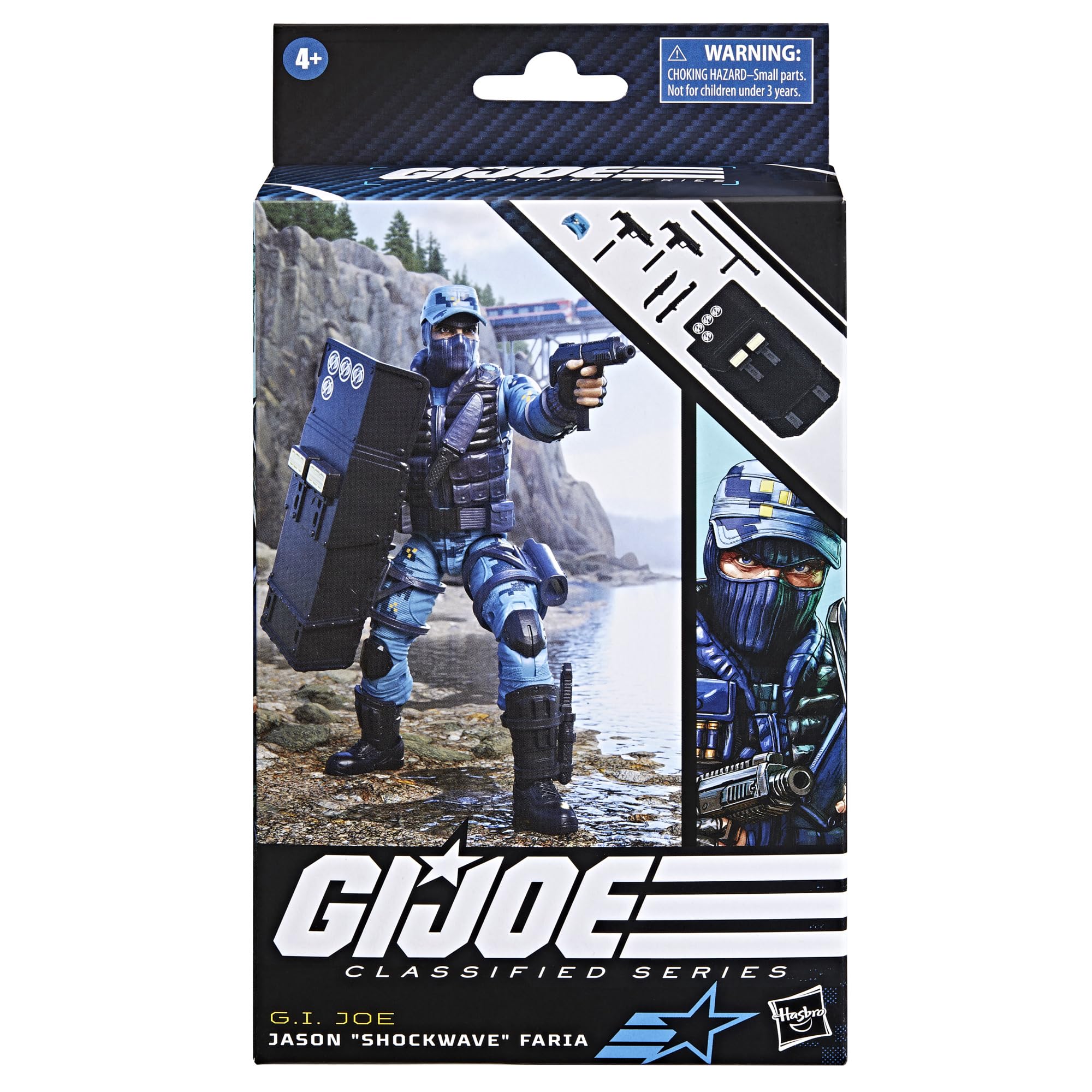 Foto 3 pulgar | Figura De Acción G.i. Joe Classified Jason Shockwave Faria De 6 Pulgadas - Venta Internacional.