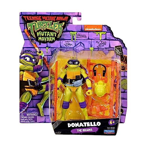 Foto 5 | Figura De Acción Teenage Mutant Ninja Turtles Donatello, 11,4 Cm - Venta Internacional.