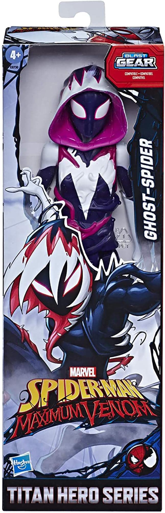 Foto 2 | Figura De Acción Spider-man Spd Max Venom Titan Ghost Spider - Venta Internacional.