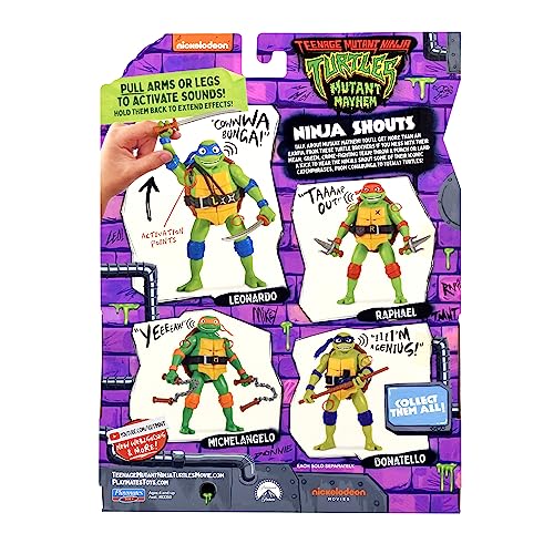 Foto 7 pulgar | Figura De Acción Teenage Mutant Ninja Turtles Donatello, 14 Cm - Venta Internacional.