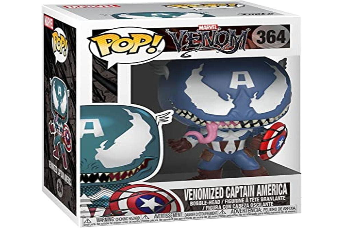 Foto 1 | Figura Funko Pop Marvel Venom Veneno Capitán América - Venta Internacional