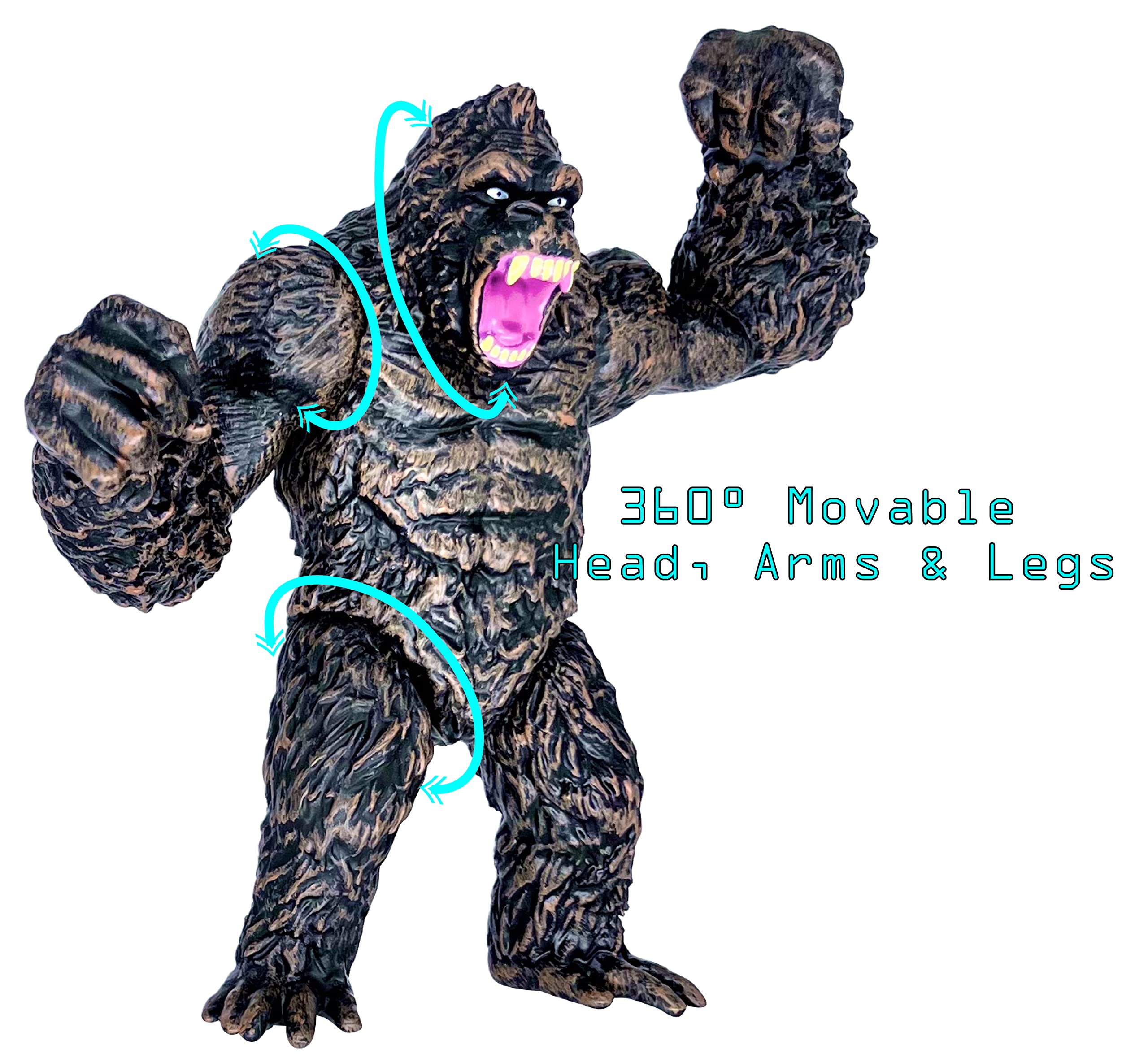 Foto 7 pulgar | Figura De Juguete Twcare Godzilla King Of The Monsters Vs King Kong - Venta Internacional.