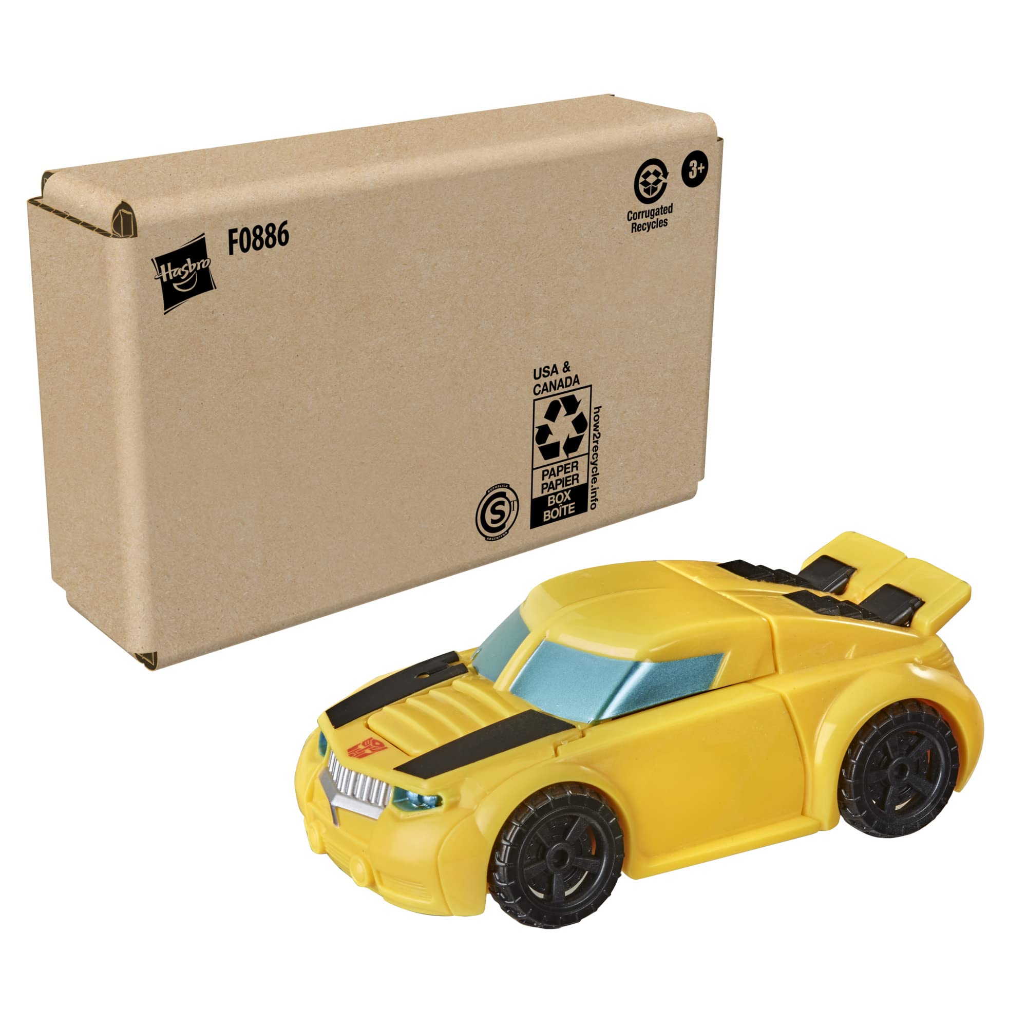 Foto 4 pulgar | Figura De Acción De Robot De Juguete Transformers Playskool Heroes Bumblebee - Venta Internacional.