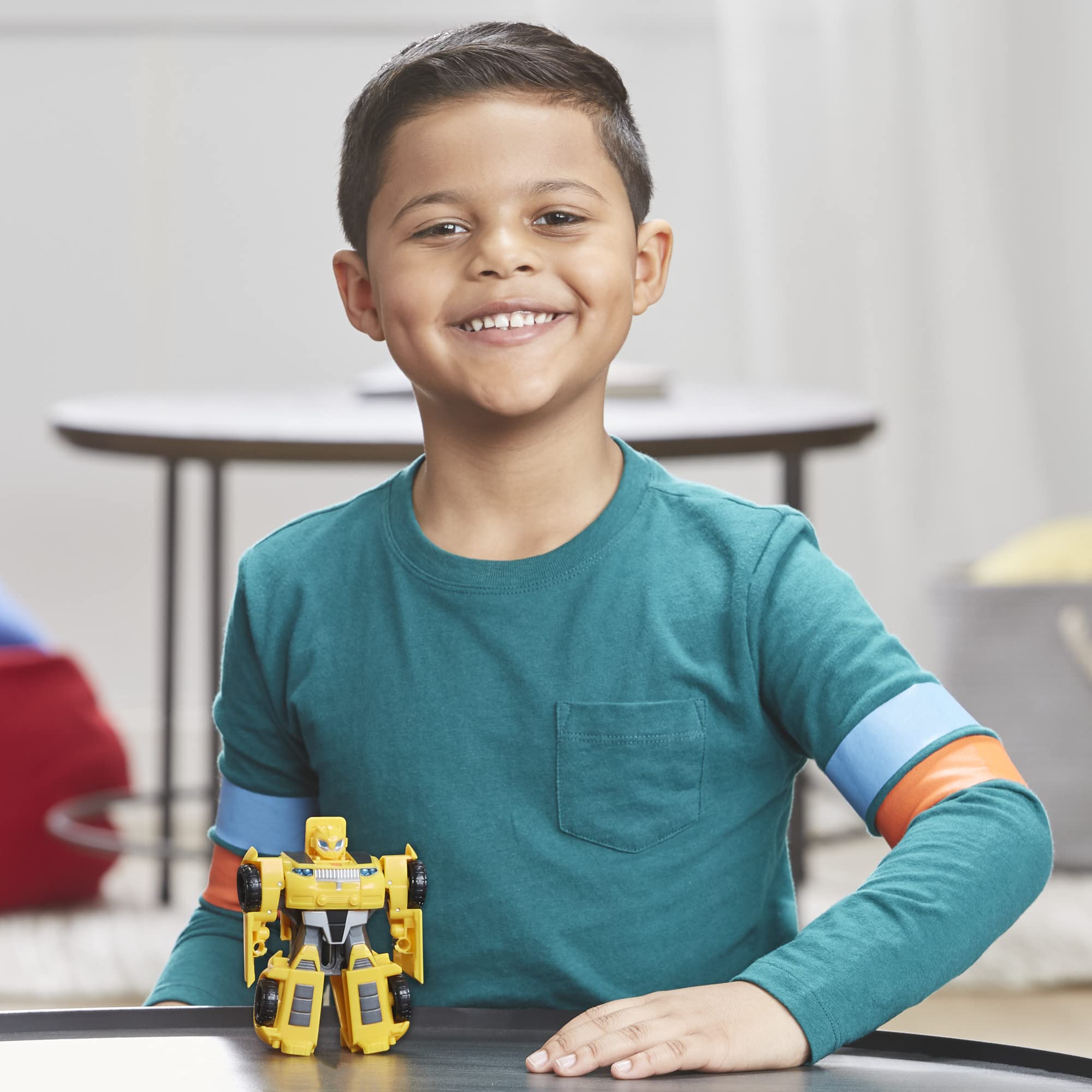 Foto 4 | Figura De Acción De Robot De Juguete Transformers Playskool Heroes Bumblebee - Venta Internacional.
