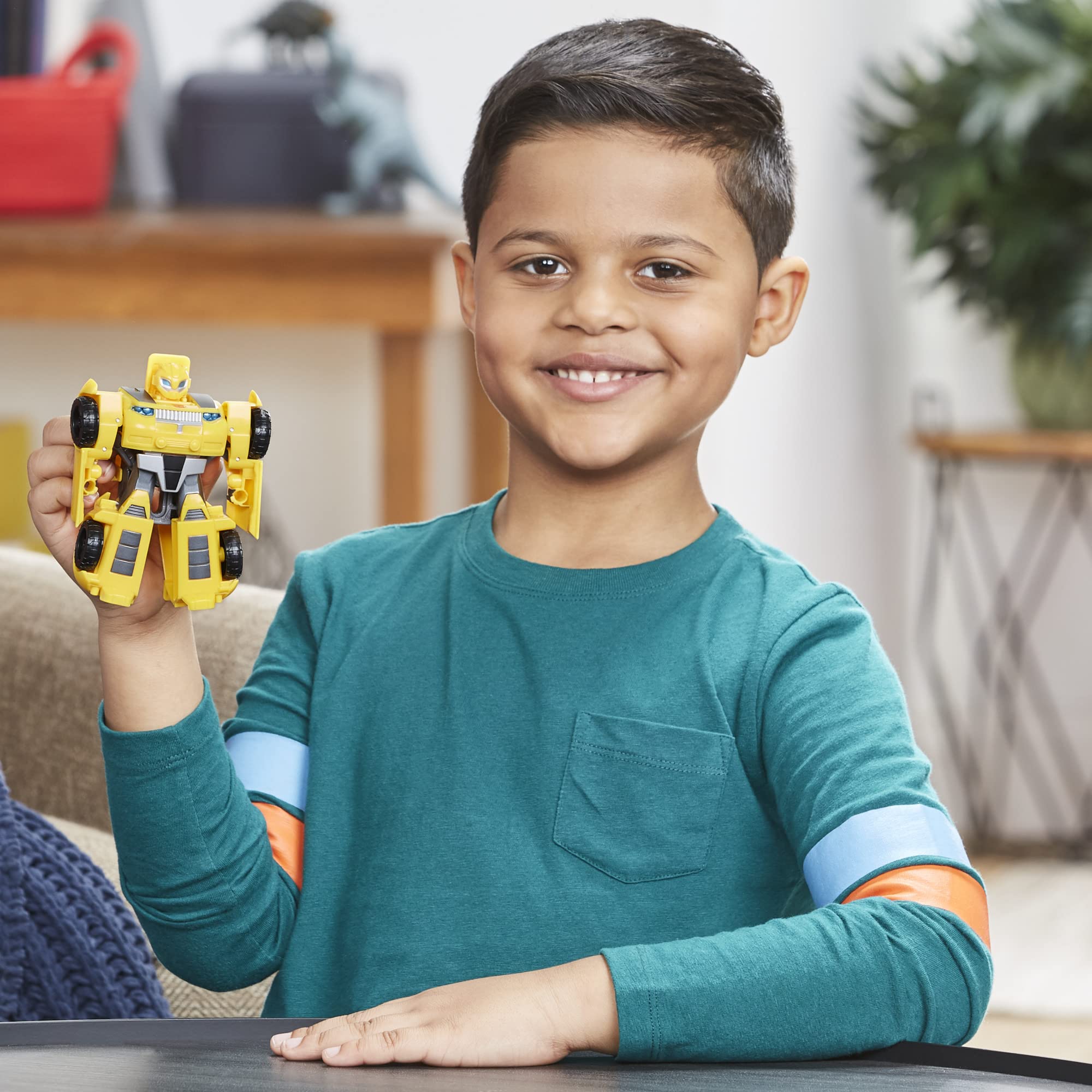 Foto 7 | Figura De Acción De Robot De Juguete Transformers Playskool Heroes Bumblebee - Venta Internacional.
