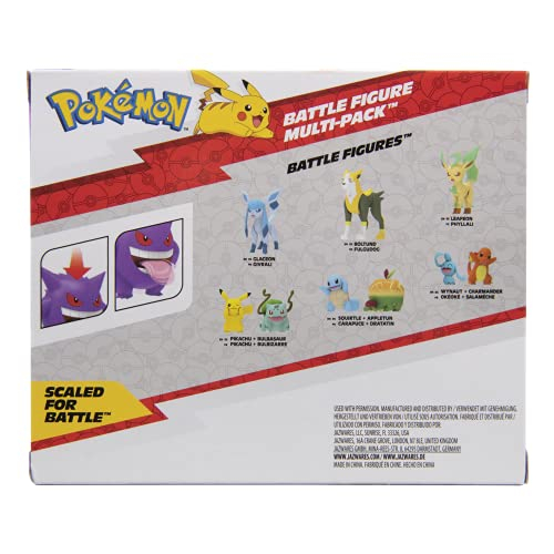 Foto 8 pulgar | Figuras De Combate De Pokémon De Juguete, Paquete De 2 Unidades, Gengar Y Scorbunny Kids 4+ - Venta Internacional.