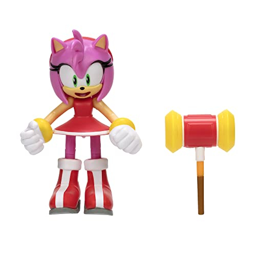 Foto 3 pulgar | Sonic The Hedgehog Figura De Acción De 4 Pulgadas, Amy Moderna Con Martillo, Juguete Coleccionable - Venta Internacion