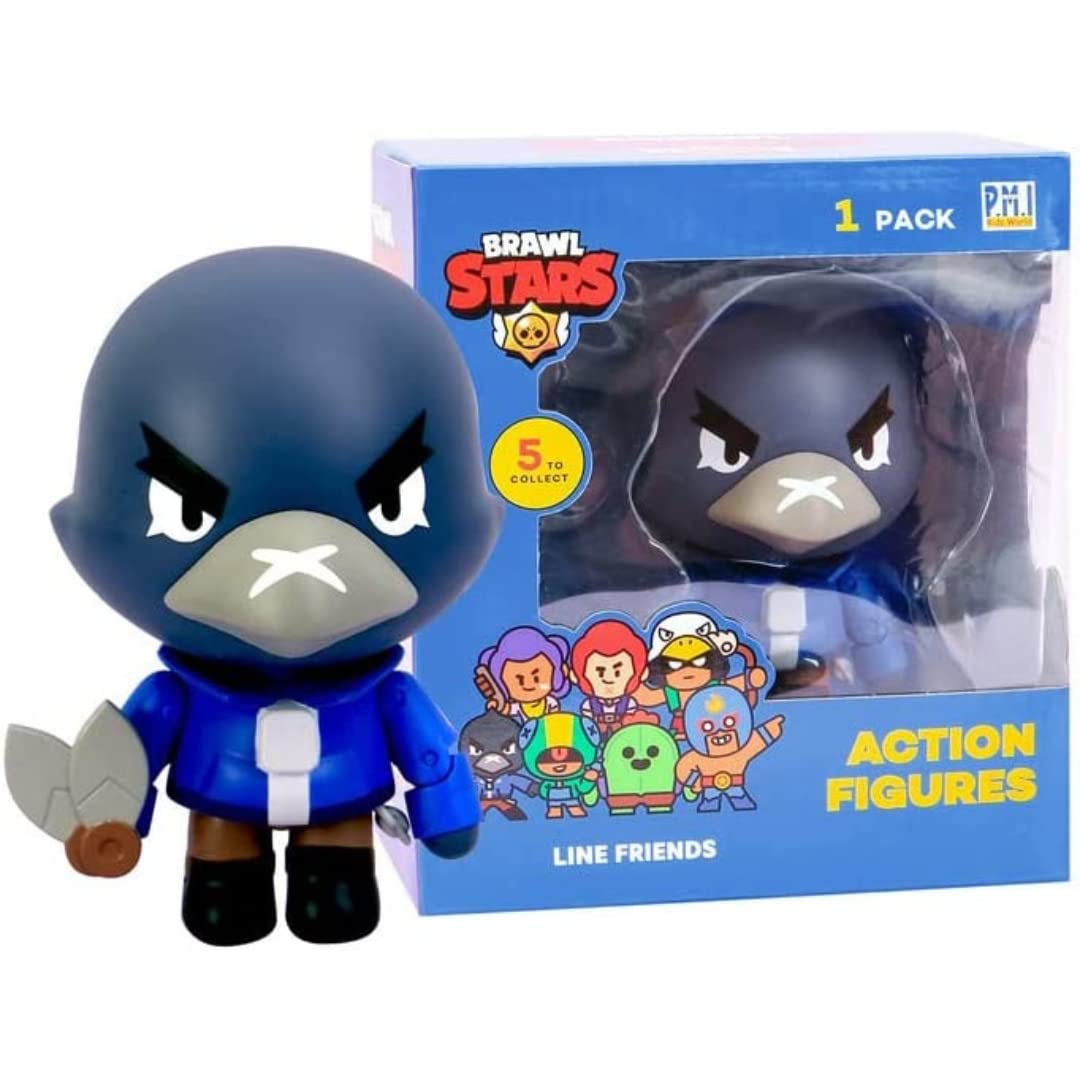 Figura De Acción P.m.i. Brawl Stars Crow, 11,43 Cm De Altura, Coleccionable - Venta Internacional.