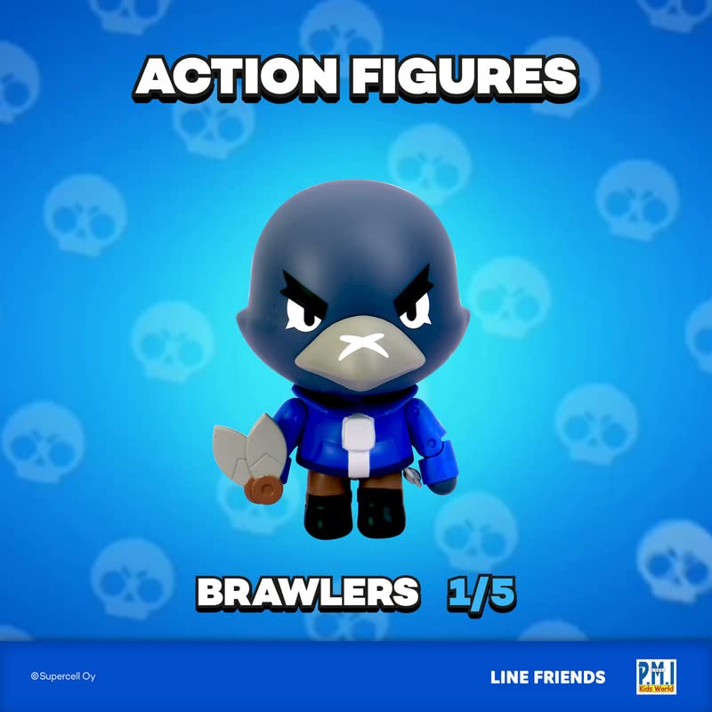 Foto 5 pulgar | Figura De Acción P.m.i. Brawl Stars Crow, 11,43 Cm De Altura, Coleccionable - Venta Internacional.