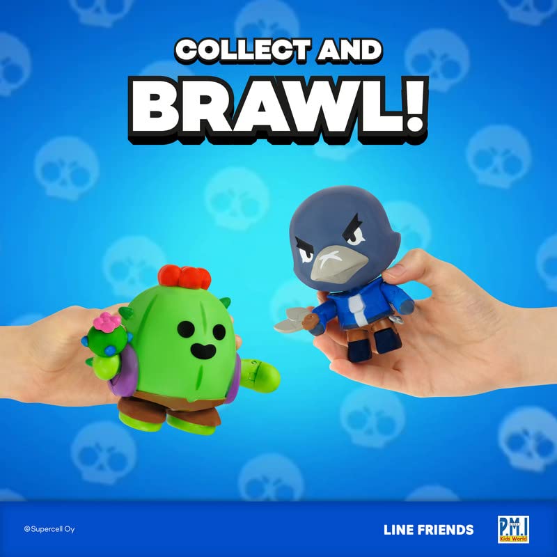 Foto 7 pulgar | Figura De Acción P.m.i. Brawl Stars Crow, 11,43 Cm De Altura, Coleccionable - Venta Internacional.