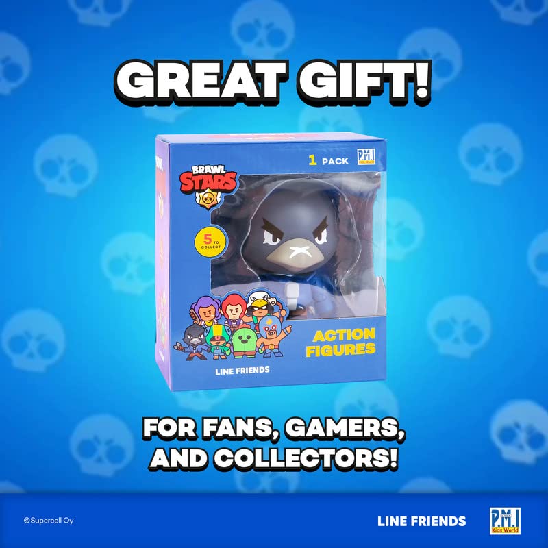 Foto 8 pulgar | Figura De Acción P.m.i. Brawl Stars Crow, 11,43 Cm De Altura, Coleccionable - Venta Internacional.