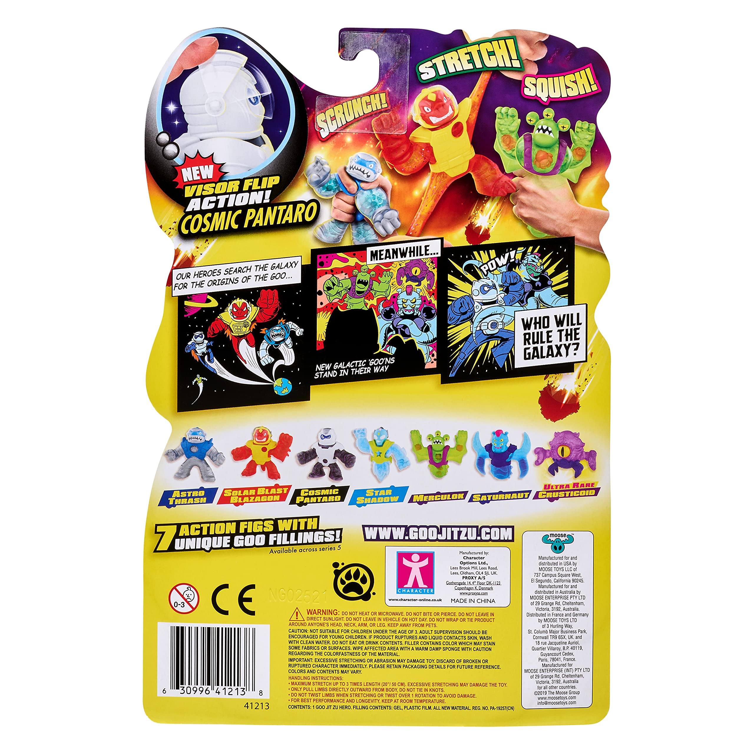 Foto 7 pulgar | Figura De Acción Heroes Of Goo Jit Zu Galaxy Attack Cosmic Pant - Venta Internacional.