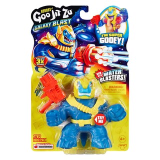 Foto 2 | Figura De Acción Heroes Of Goo Jit Zu Galaxy Blast Tyro Con Water Blaster - Venta Internacional.