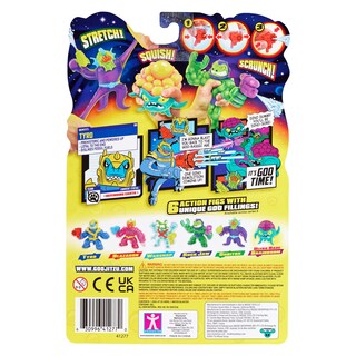 Foto 4 | Figura De Acción Heroes Of Goo Jit Zu Galaxy Blast Tyro Con Water Blaster - Venta Internacional.