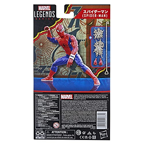 Foto 4 pulgar | Figura De Acción Marvel Legends Series Spider-man 60th Anniv. - Venta Internacional.