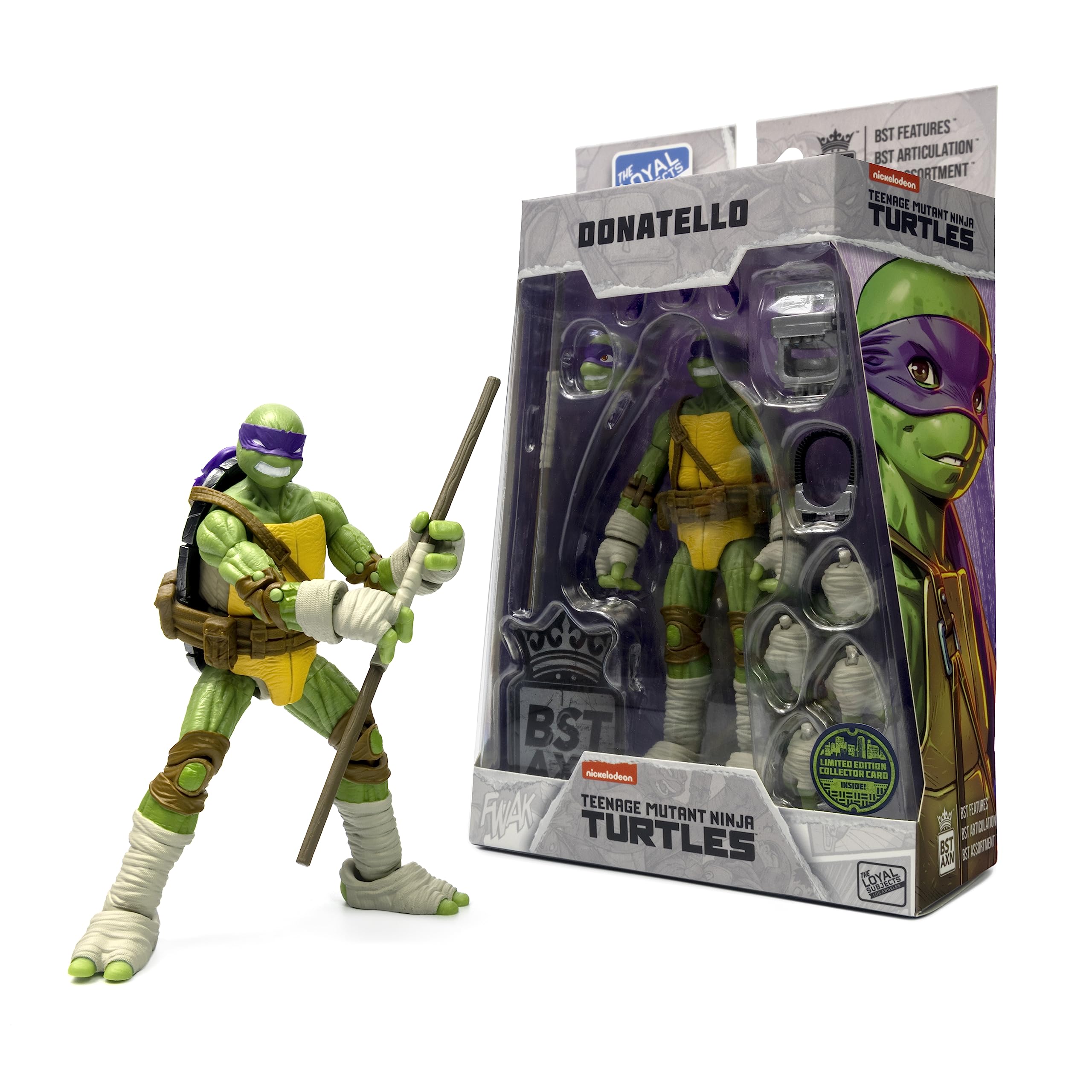 Foto 5 | Figura De Acción The Loyal Subjects Teenage Mutant Ninja Turtle - Venta Internacional.