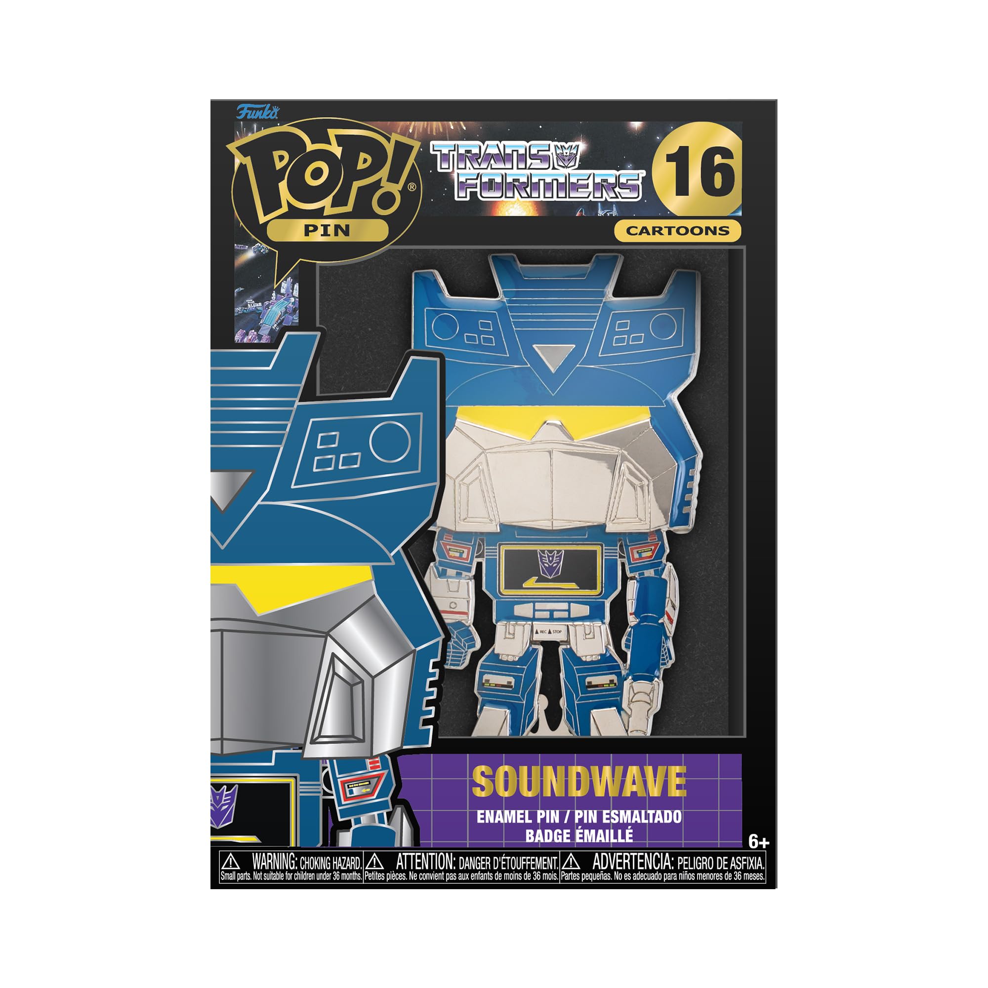 ¡pin Funko Pop! Transformers Soundwave De 10 Cm, Tamaño Loungefly - Venta Internacional.