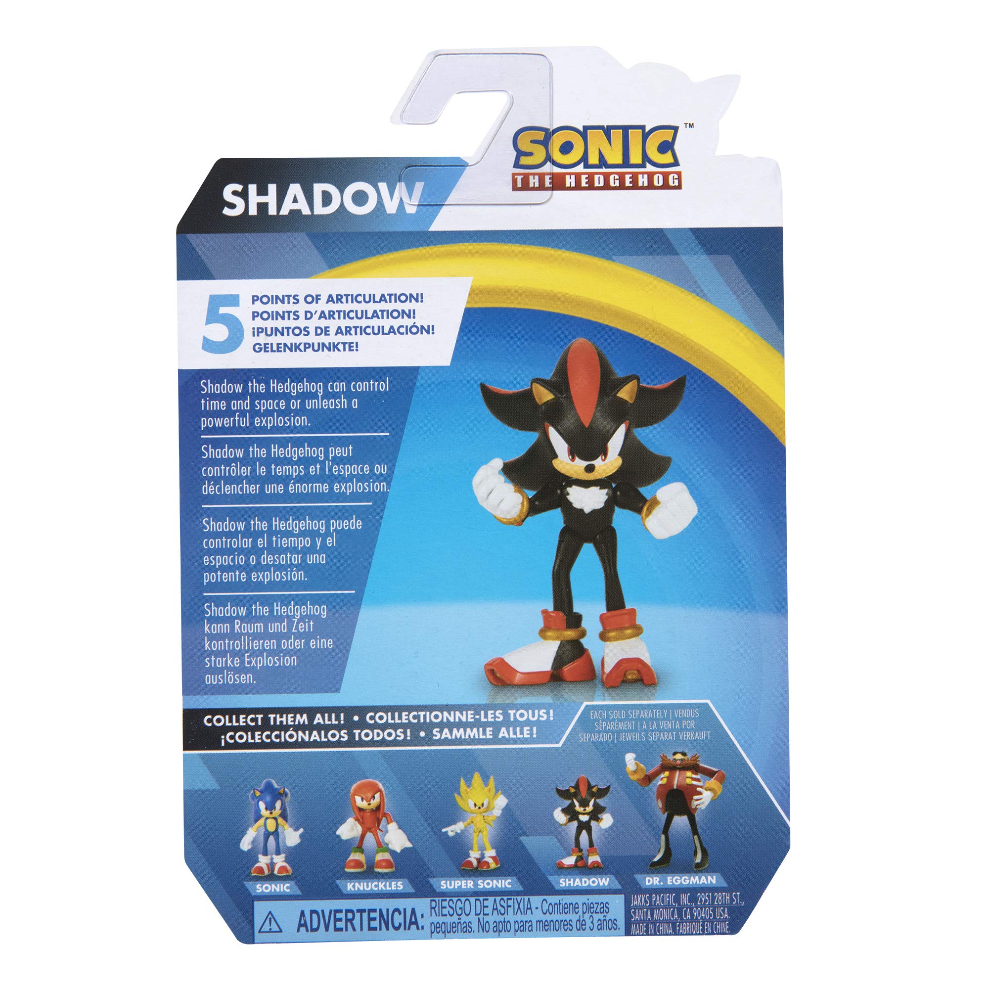 Foto 8 pulgar | Figura De Acción Sonic The Hedgehog Shadow, 6,35 Cm, Coleccionable - Venta Internacional.