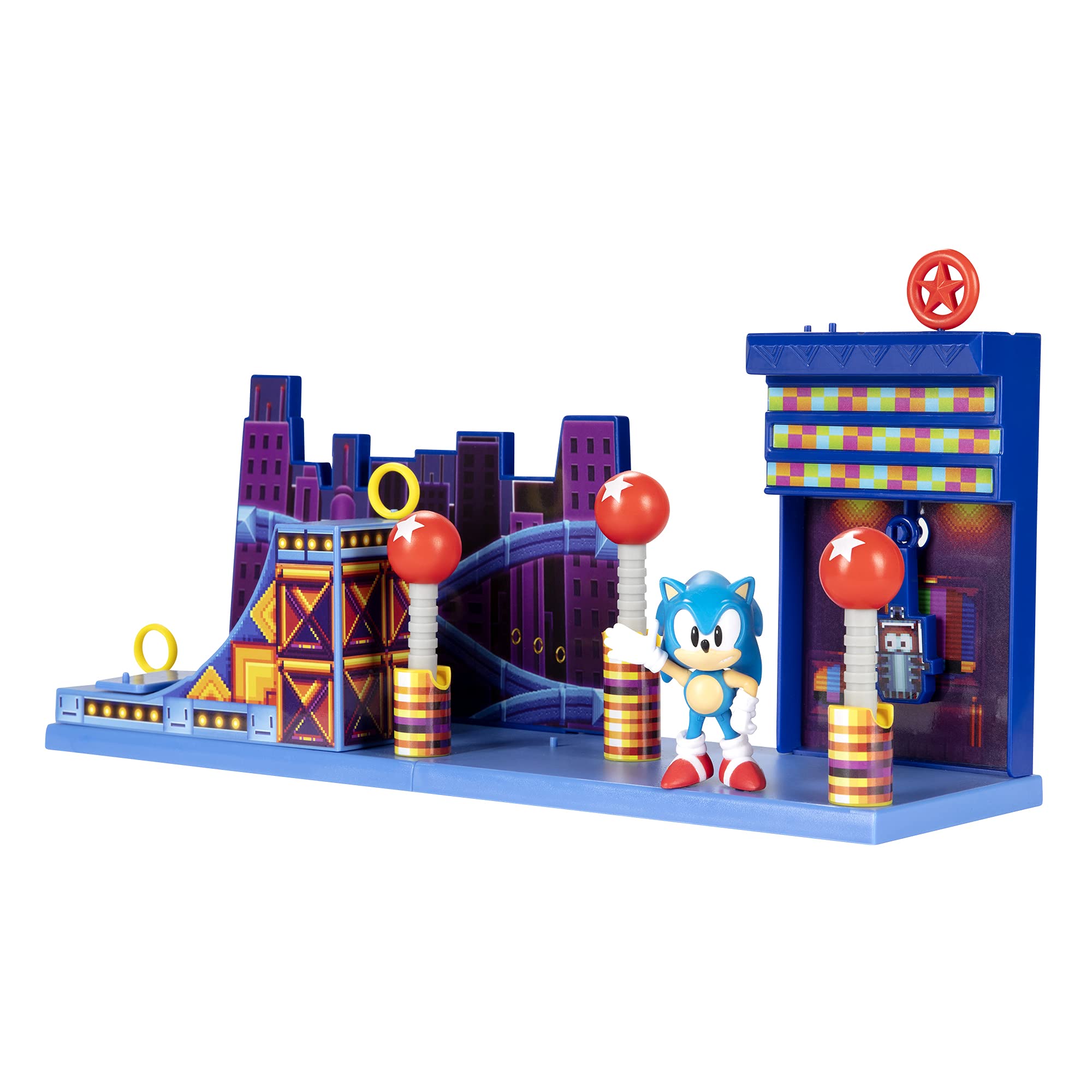Foto 4 | Figuras De Acción Sonic The Hedgehog Studiopolis Zone 2.5 - Venta Internacional.