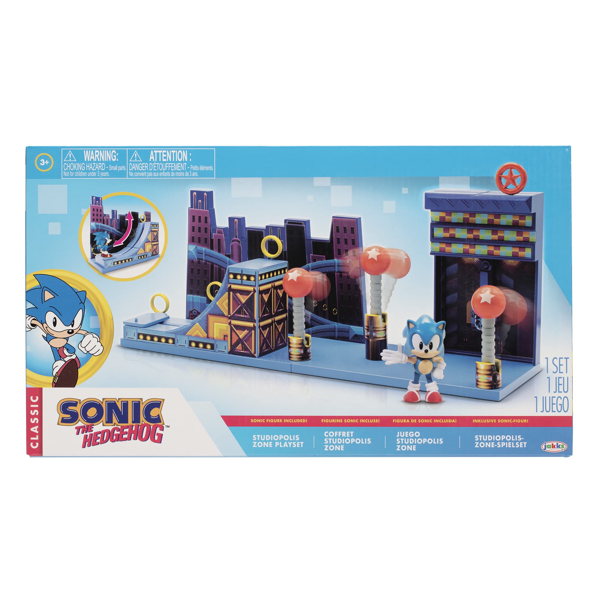 Foto 7 pulgar | Figuras De Acción Sonic The Hedgehog Studiopolis Zone 2.5 - Venta Internacional.