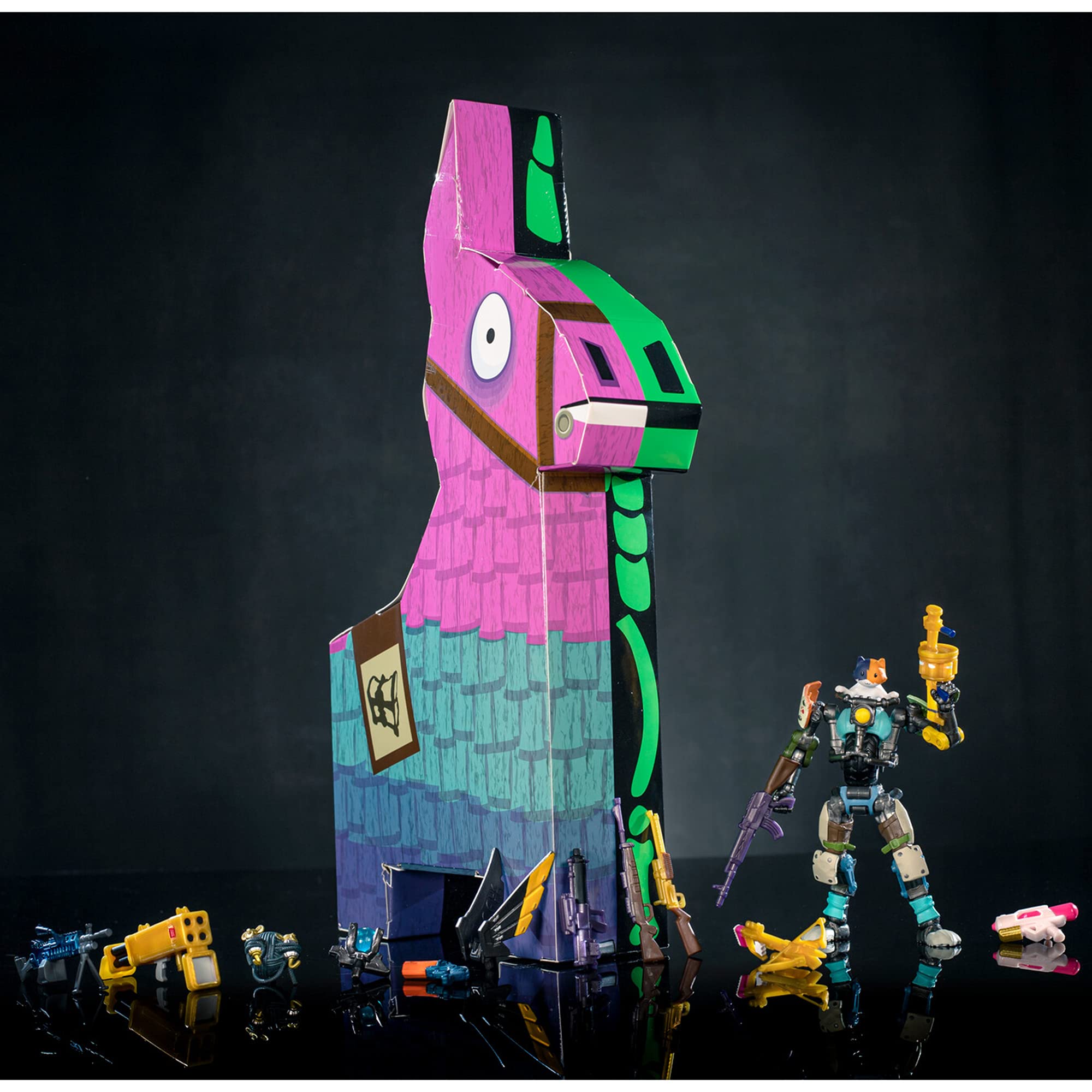 Foto 4 pulgar | Figura De Acción Fortnite Supply Llama Con 9 Armas Y 4 Atuendos - Venta Internacional.