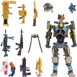 Foto 7 | Figura De Acción Fortnite Supply Llama Con 9 Armas Y 4 Atuendos - Venta Internacional.