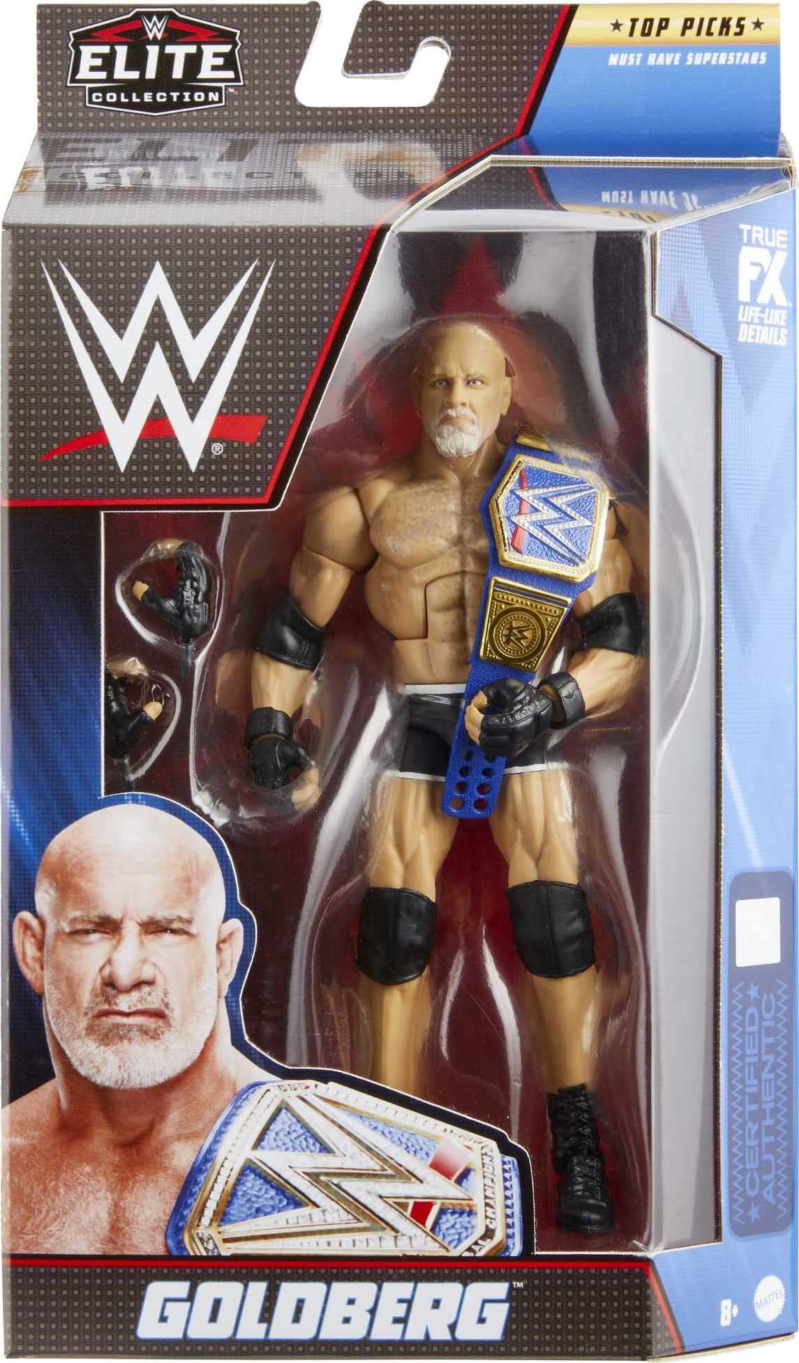 Foto 2 pulgar | Figura De Acción Mattel Wwe Goldberg Top Picks Elite De 6 Pulgadas - Venta Internacional.