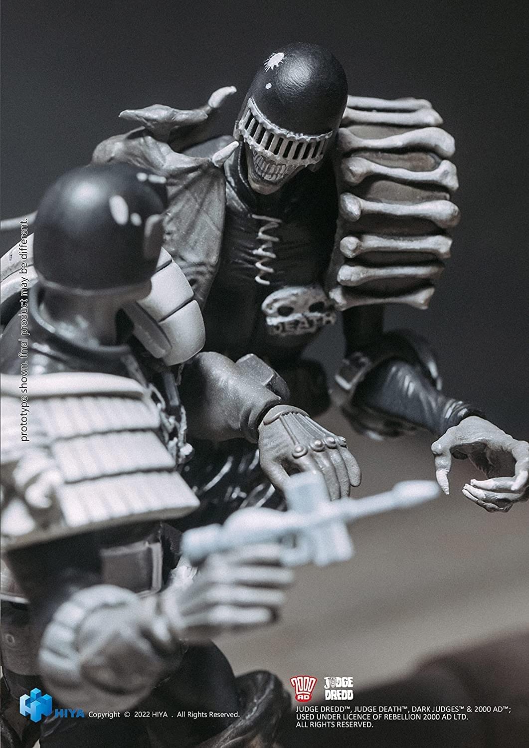Foto 5 pulgar | Figura De Acción Hiya Toys Judge Dredd Vs Death A Escala 1:18 - Venta Internacional.