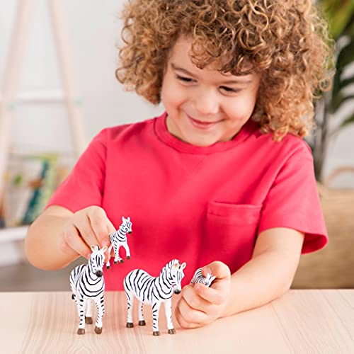Foto 5 pulgar | Juguetes De Animales De Cebra En Miniatura Terra De Battat Para Niños A Partir De 3 Años (4 Unidades - Venta Intern