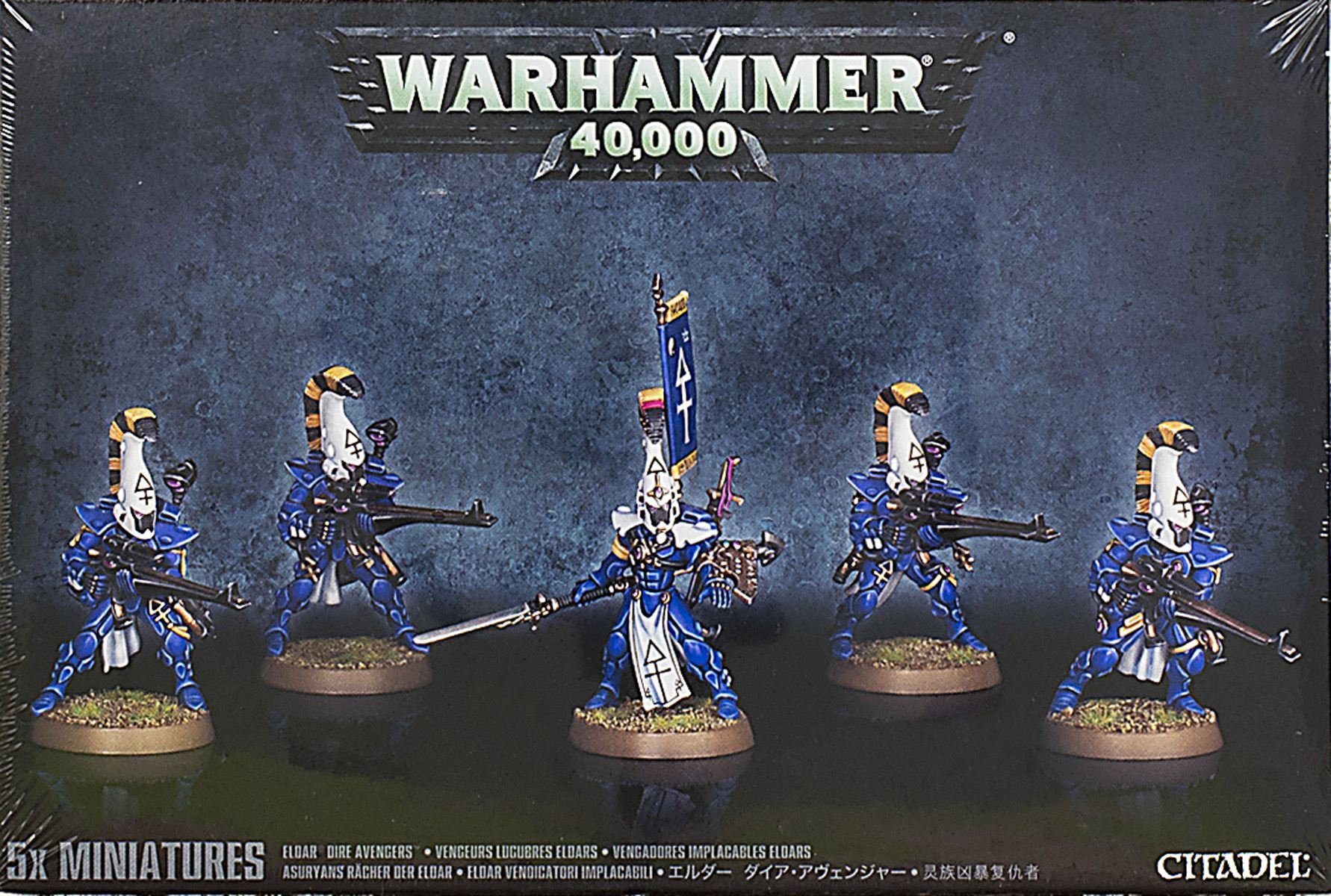 Foto 2 pulgar | Juego De Miniaturas Workshop Eldar Dire Avengers X5 Edad 12+ - Venta Internacional.