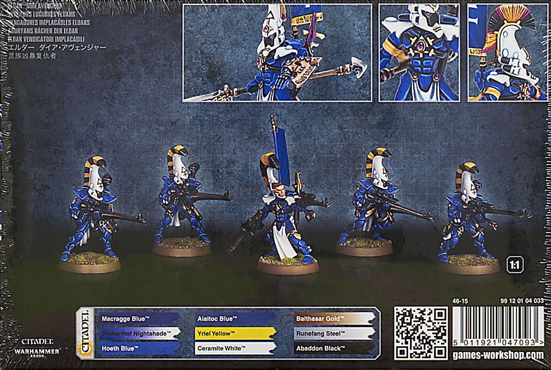 Foto 3 pulgar | Juego De Miniaturas Workshop Eldar Dire Avengers X5 Edad 12+ - Venta Internacional.