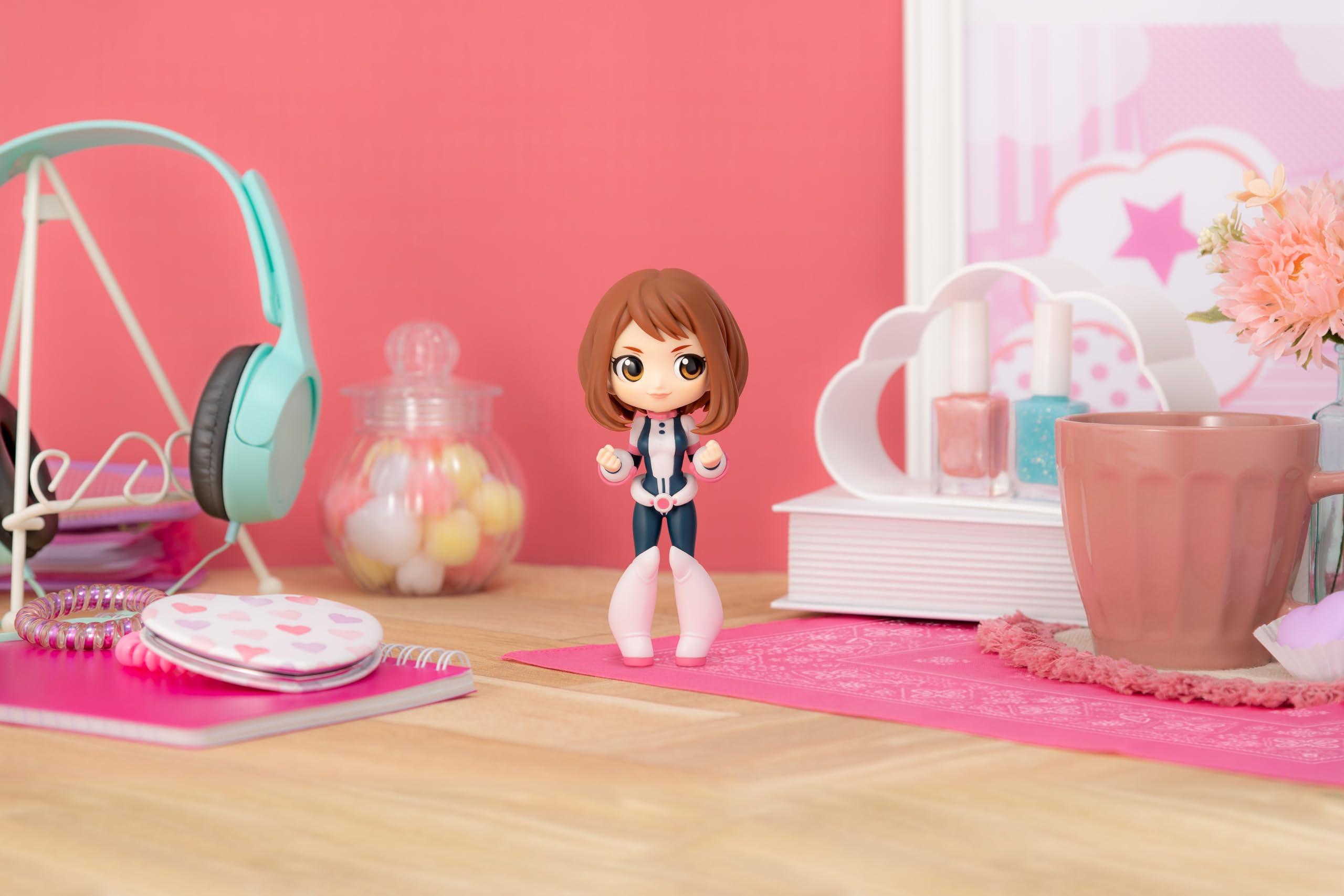 Foto 8 pulgar | Figura Banpresto My Hero Academia Q Bolsillo Ochaco Uraraka - Venta Internacional.