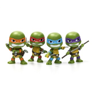 Foto 1 | Figuras De Acción The Loyal Subjects Teenage Mutant Ninja Turtles, Paquete De 4 - Venta Internacional.