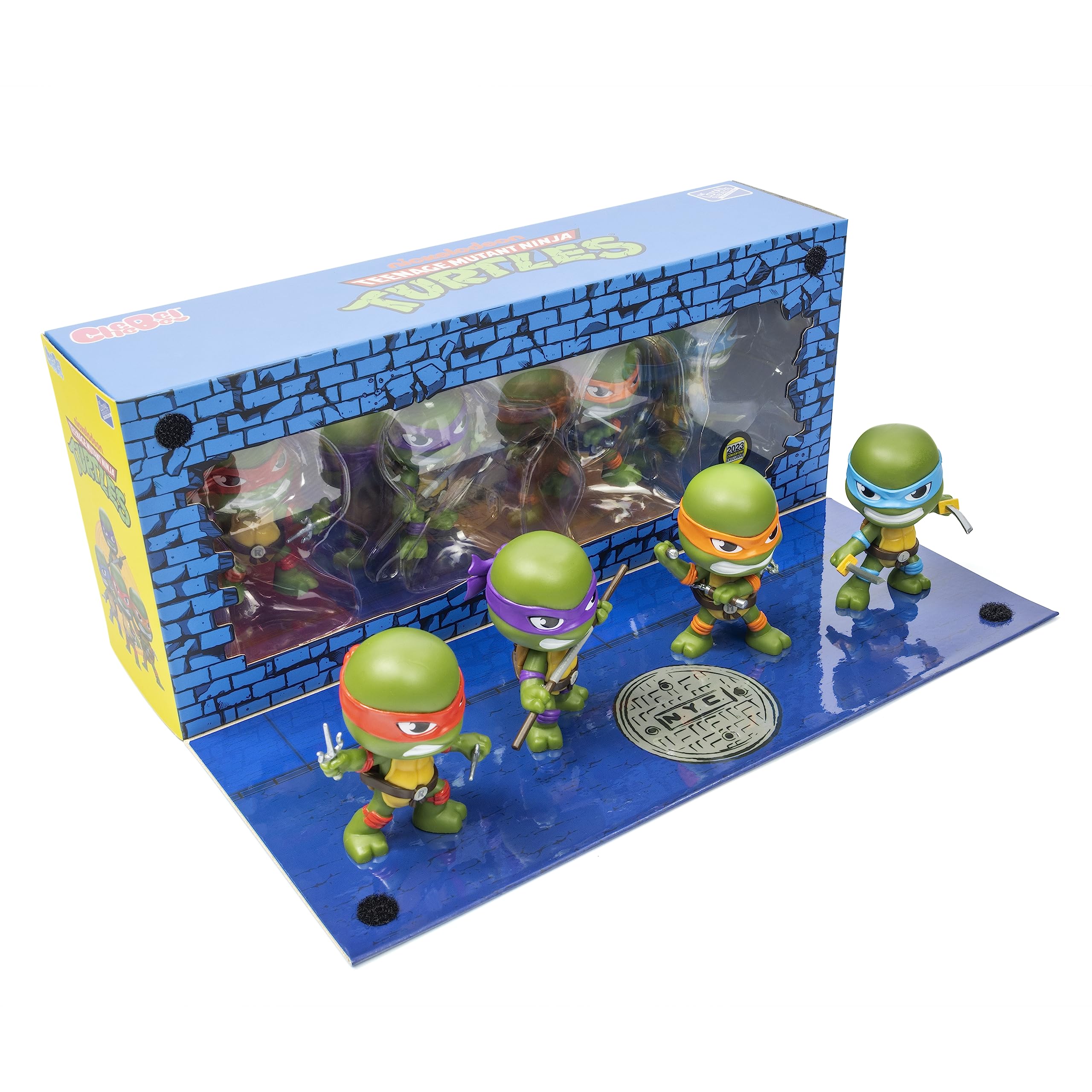 Foto 3 pulgar | Figuras De Acción The Loyal Subjects Teenage Mutant Ninja Turtles, Paquete De 4 - Venta Internacional.