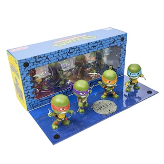 Foto 2 | Figuras De Acción The Loyal Subjects Teenage Mutant Ninja Turtles, Paquete De 4 - Venta Internacional.