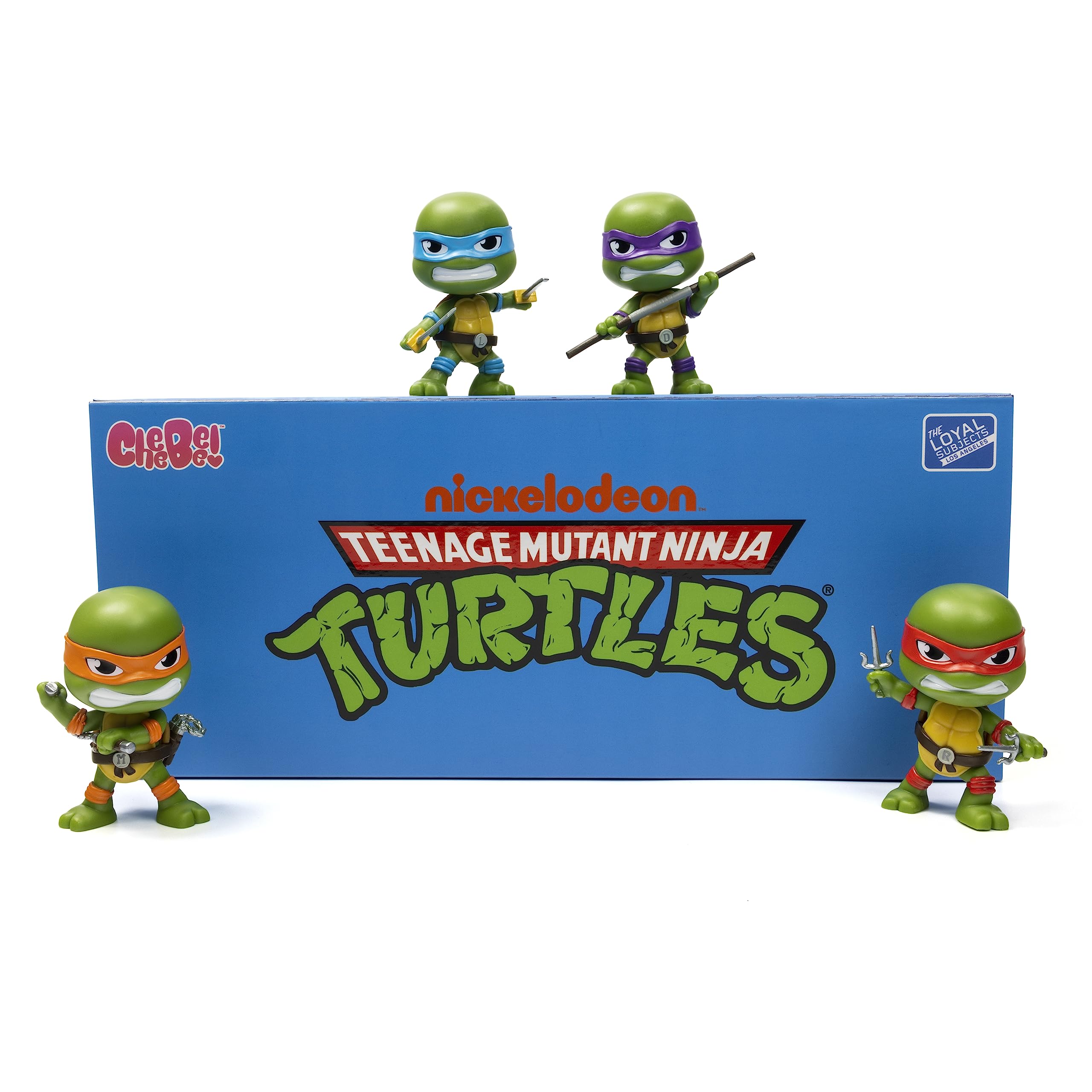 Foto 4 pulgar | Figuras De Acción The Loyal Subjects Teenage Mutant Ninja Turtles, Paquete De 4 - Venta Internacional.