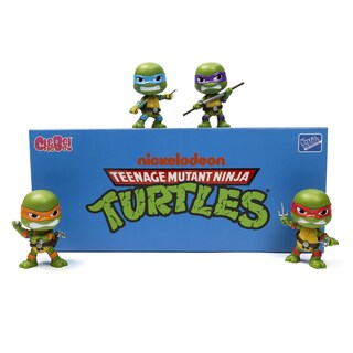 Foto 3 | Figuras De Acción The Loyal Subjects Teenage Mutant Ninja Turtles, Paquete De 4 - Venta Internacional.
