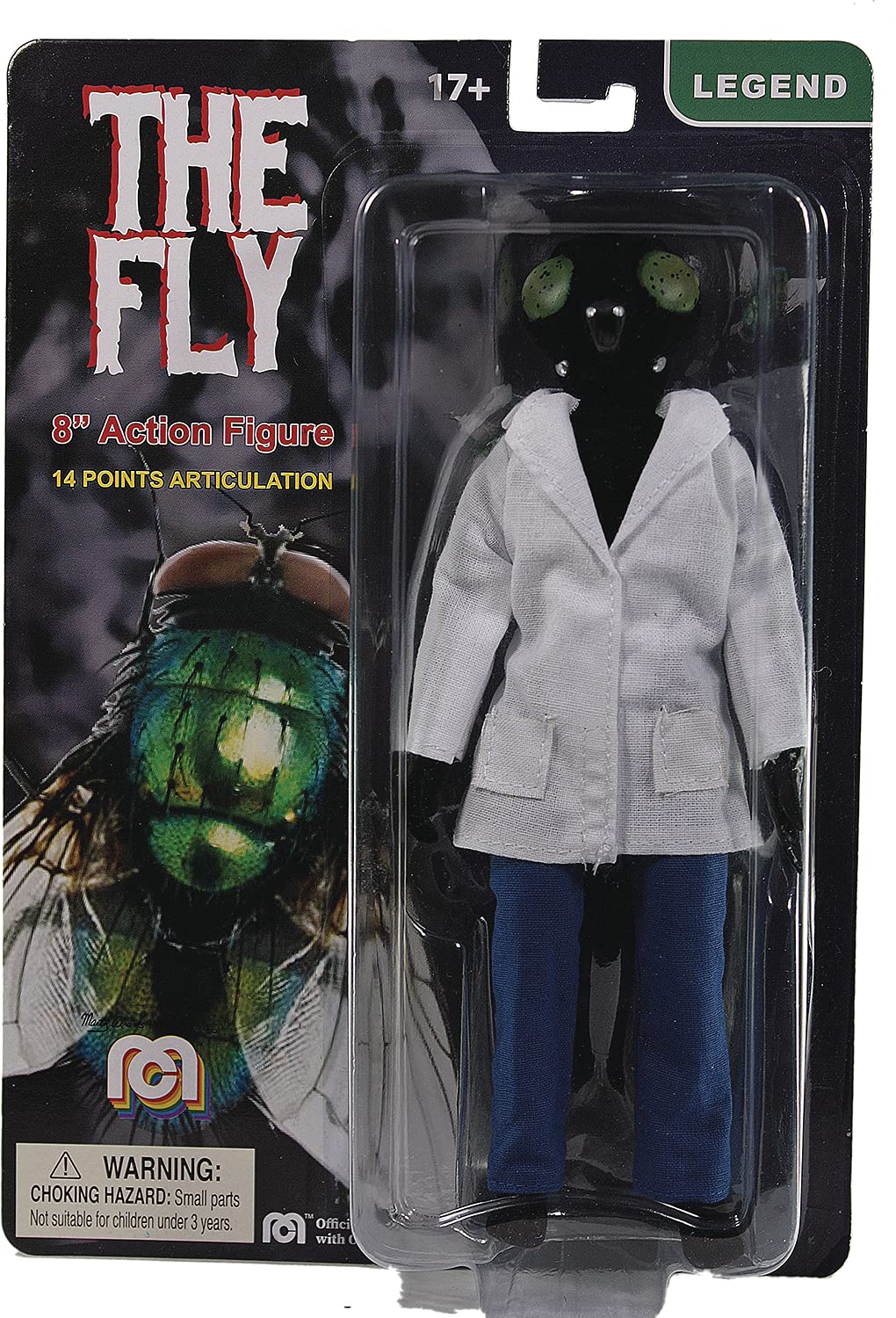 Foto 2 pulgar | Figura De Acción Mego Horror The Fly (flocked) De 8 Pulgadas - Venta Internacional.