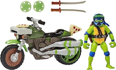 Foto 1 | Figura De Acción Teenage Mutant Ninja Turtles Ninja Kick Cyc - Venta Internacional.