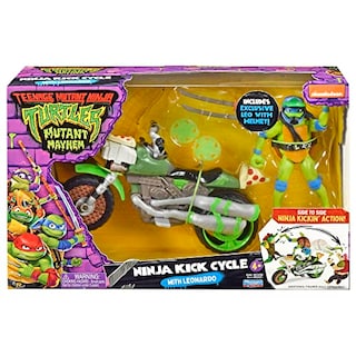 Foto 6 | Figura De Acción Teenage Mutant Ninja Turtles Ninja Kick Cyc - Venta Internacional.