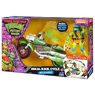 Foto 7 | Figura De Acción Teenage Mutant Ninja Turtles Ninja Kick Cyc - Venta Internacional.