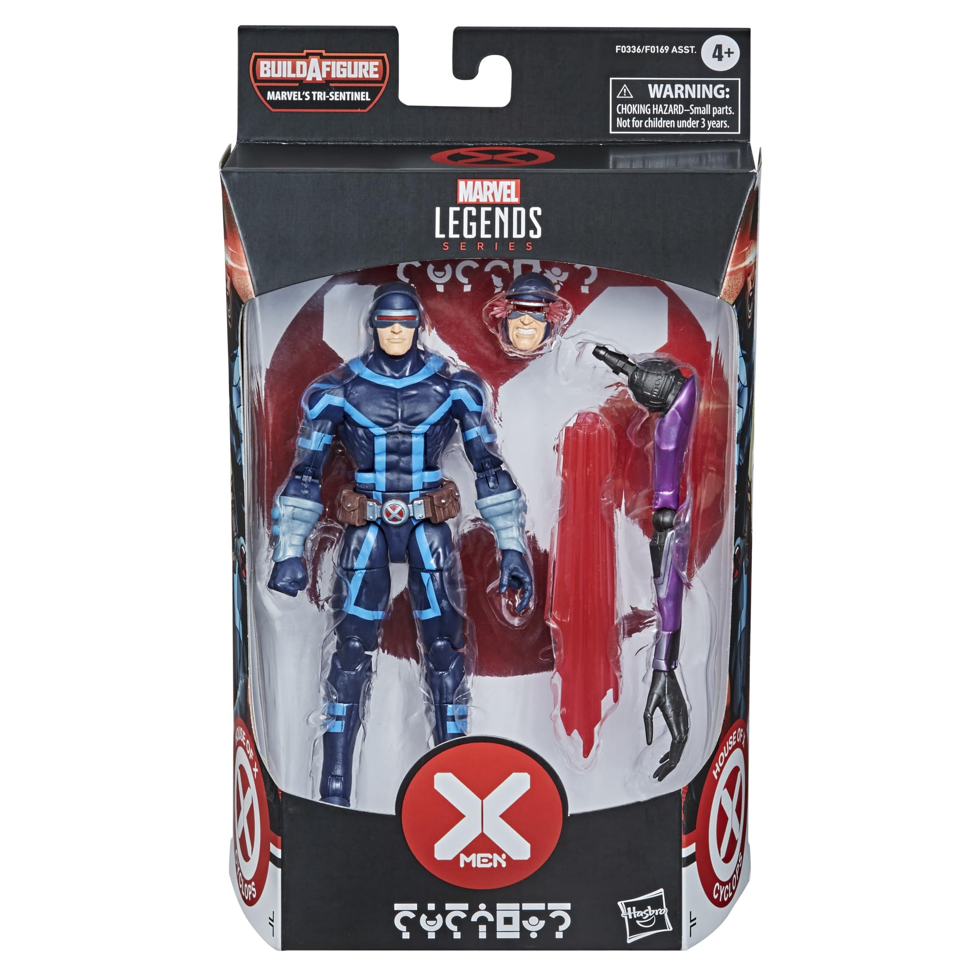 Foto 4 pulgar | Figura de Acción Marvel Hasbro Legends X-Men Cyclops 15 cm - Venta Internacional