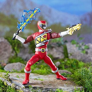 Foto 4 | Figura De Acción Hasbro Power Rangers Lightning Dino Charge Red - Venta Internacional.