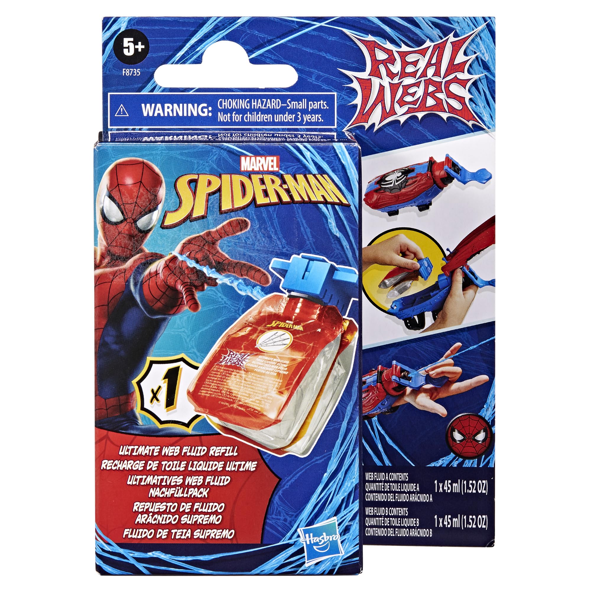 Foto 2 pulgar | Recarga De Fluido Web Marvel Spider-man Real Webs Ultimate - Venta Internacional.