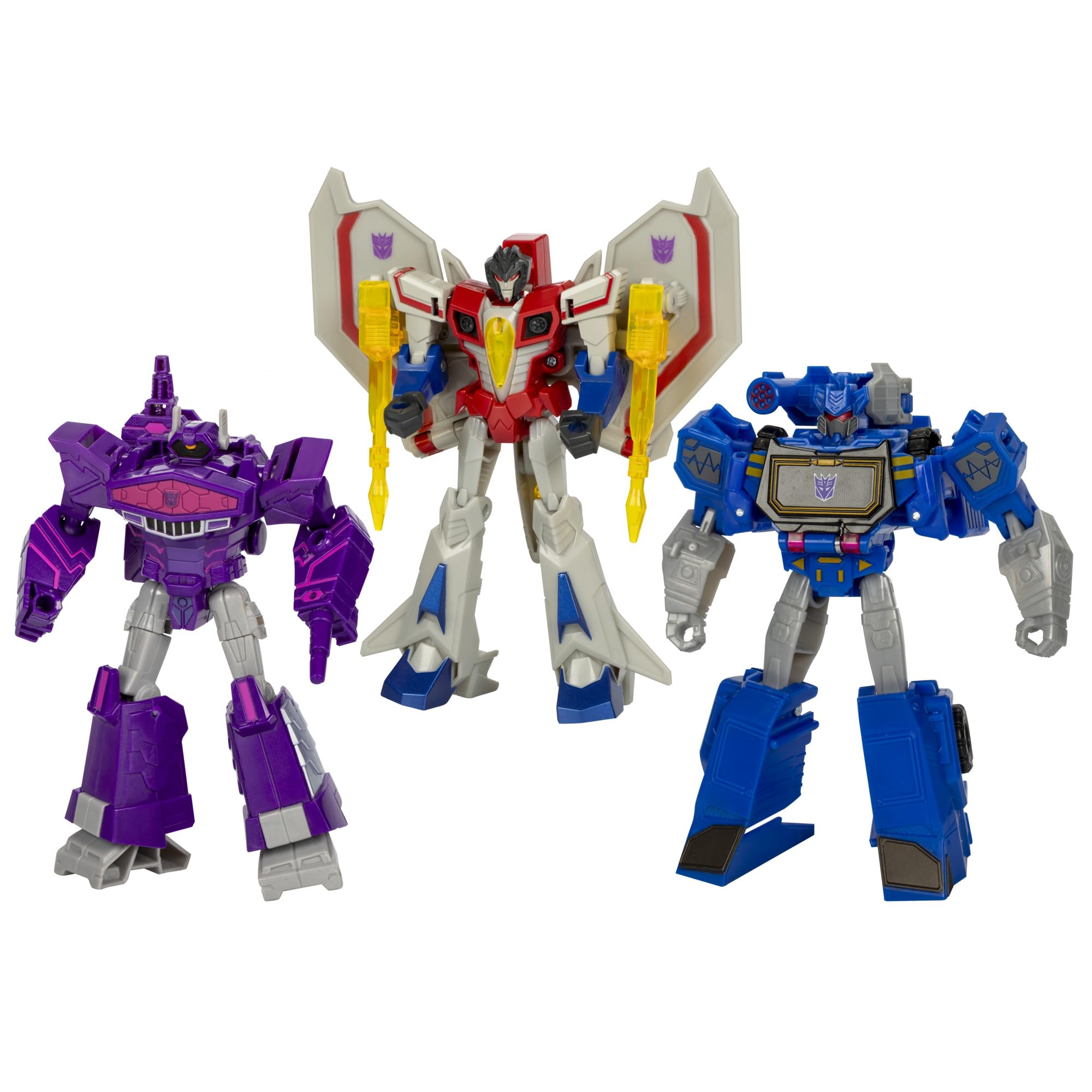 Foto 2 pulgar | Figuras De Acción Transformers Decepticon Commander, Paquete De 3 - Venta Internacional.