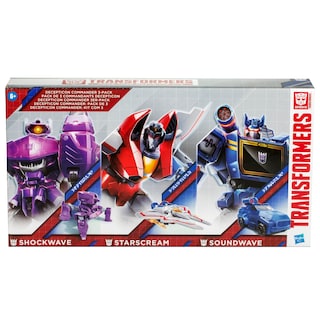 Foto 2 | Figuras De Acción Transformers Decepticon Commander, Paquete De 3 - Venta Internacional.