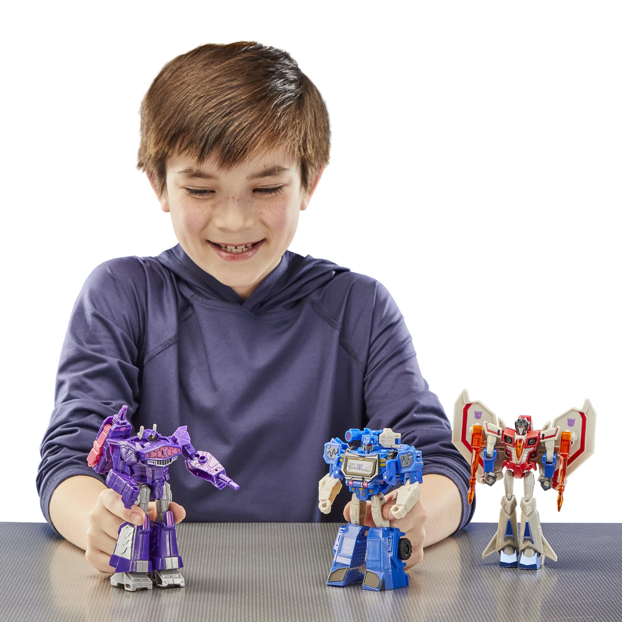 Foto 4 pulgar | Figuras De Acción Transformers Decepticon Commander, Paquete De 3 - Venta Internacional.