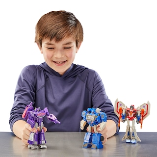 Foto 3 | Figuras De Acción Transformers Decepticon Commander, Paquete De 3 - Venta Internacional.