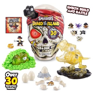 Foto 2 | Toy Smashers Dino Island Giant Skull (t-rex) Zuru Con 30+ Sur - Venta Internacional.