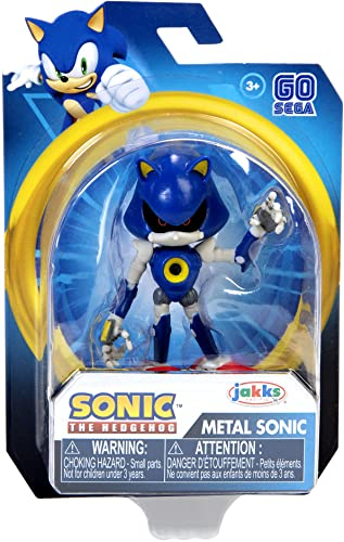 Foto 2 pulgar | Figura De Acción Sonic The Hedgehog, Juguete Coleccionable Sonic De Metal De 2.5 Pulgadas, Azul - Venta Internacional.